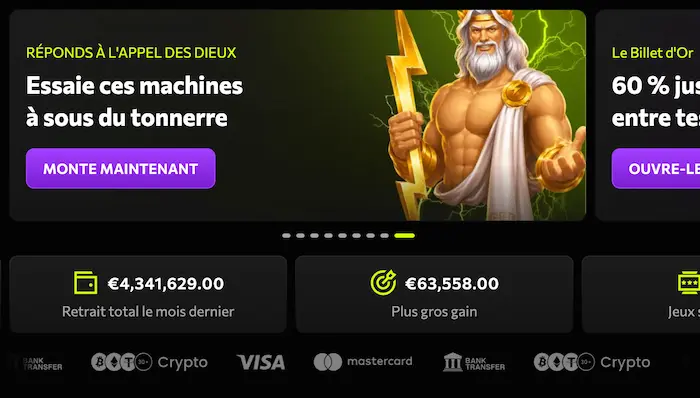 Instasino banner